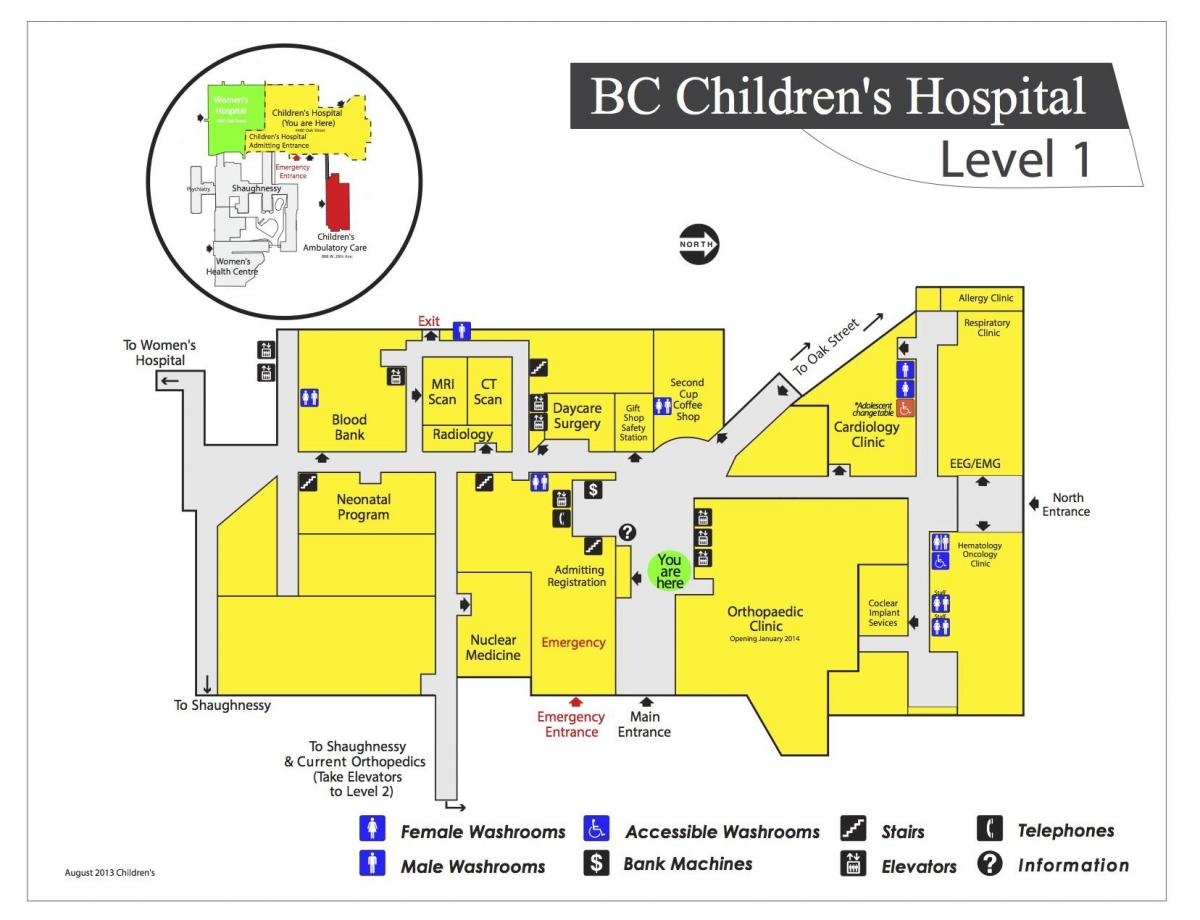 Karta dječja bolnica Vancouver