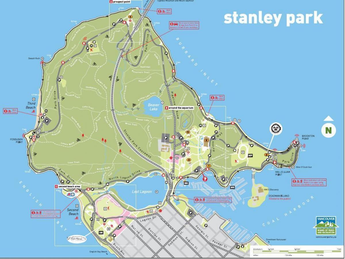 Stanley park željeznica karti
