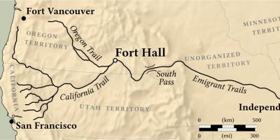 Karta fort Vancouver