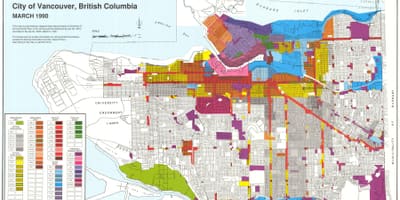 West Vancouver prostornog uređenja karti