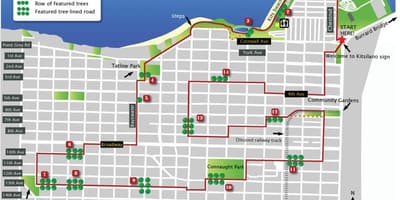 Karta Китсилано u Vancouveru