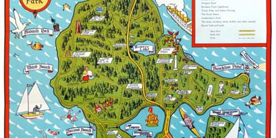 Karta Stanley park u šetnju