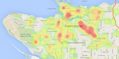 Karta Vancouvera topline