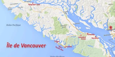 Karta otoka Vancouver zlato kvalificirati 